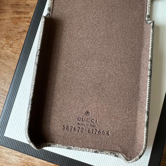 Gucci Ophidia Tessuto iPhone Monogram X/XS Case NEW WITH BOX - Picture 6 of 14